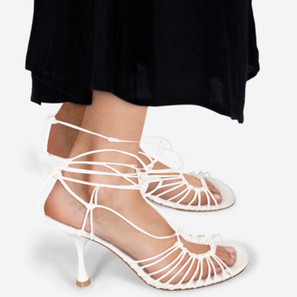 Bottega Veneta Dot Lace Up Sandal - Picture 12 of 14